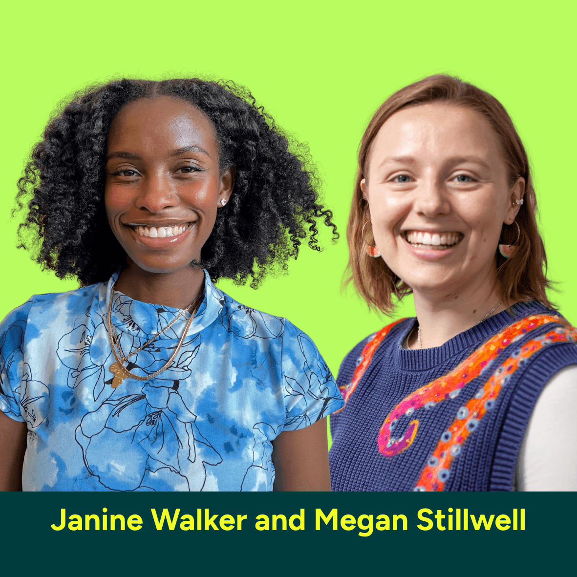 Photos of Janine and Megan, Force of Nature team members