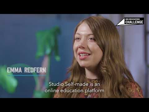 #BigEdChallenge runner-up Emma on Studio Self-Made that equips youngsters with work experience