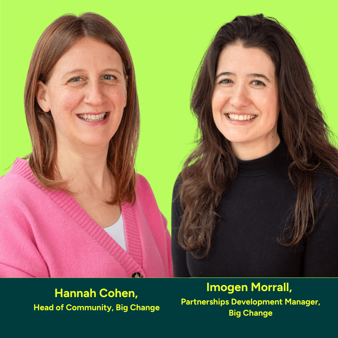 Portraits of Jenny Anderson and Rebecca Winthrop, authors of the blog